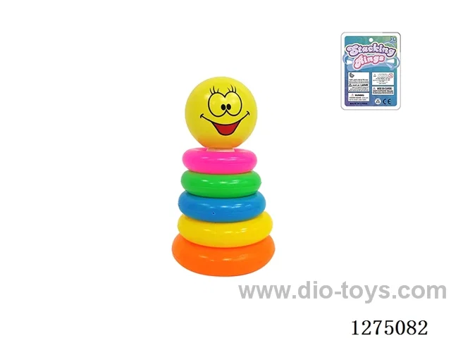 5-Layer Rainbow Ring Toss (Smiley Face)