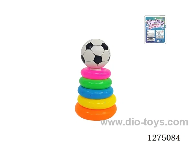 5-Layer Rainbow Ring Toss (Soccer Ball)