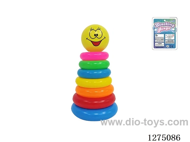 7-Layer Rainbow Ring Toss (Smiley Face)