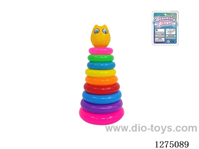 9-Layer Rainbow Ring Toss (Owl)