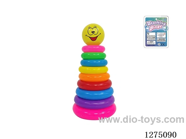 9-Layer Rainbow Ring Toss (Smiley Face)