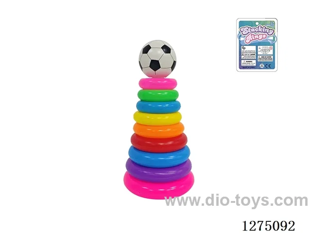 9-Layer Rainbow Ring Toss (Soccer Ball)