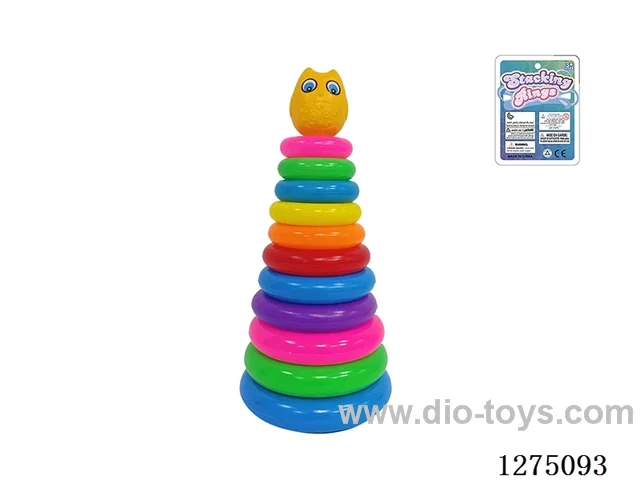 11-Layer Rainbow Ring Toss (Owl)