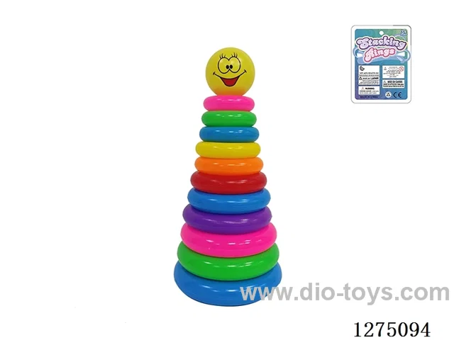 11-Layer Rainbow Ring Toss (Smiley Face)