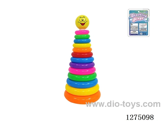 13-Layer Rainbow Ring Toss (Smiley Face)