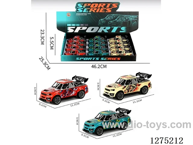 12PCS pull back car