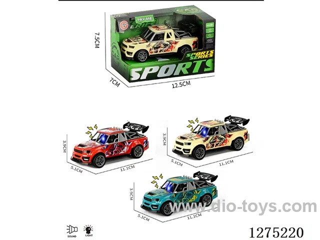 pull back car W L/M included AG13*3