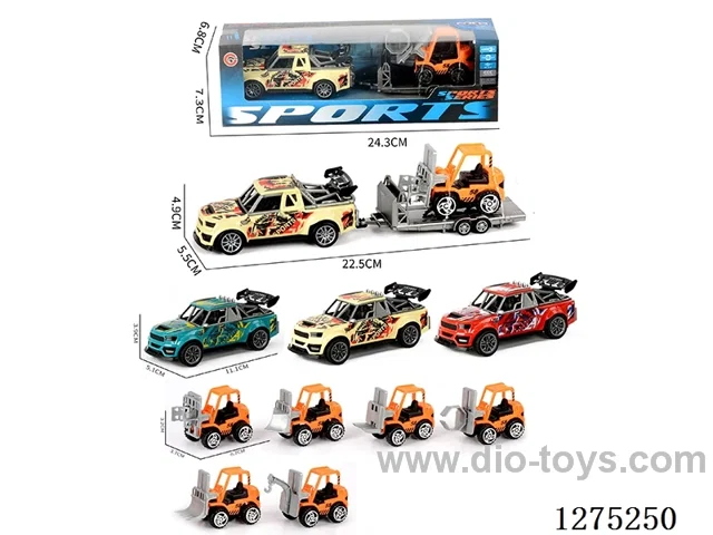 pull back car + free wheel car