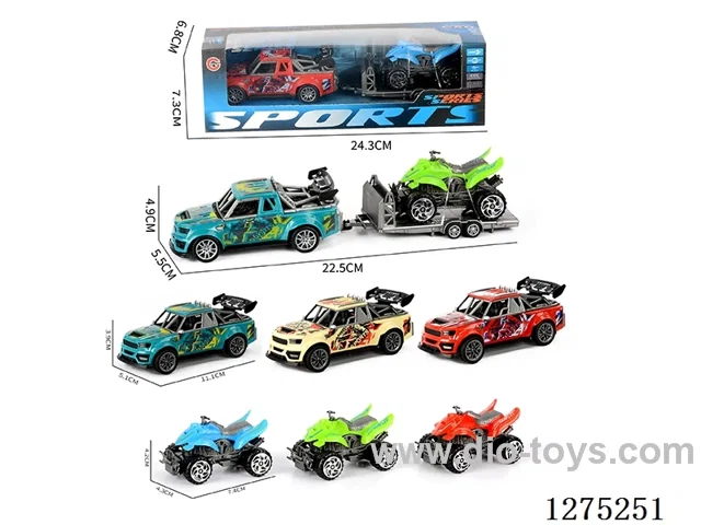 pull back car + free wheel Motorcycle