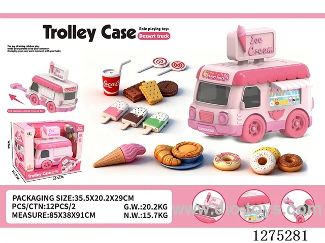 Play house Storage Free Wheel Trolley