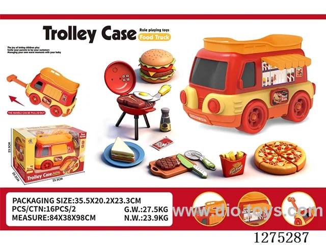 Play house Storage Free Wheel Trolley