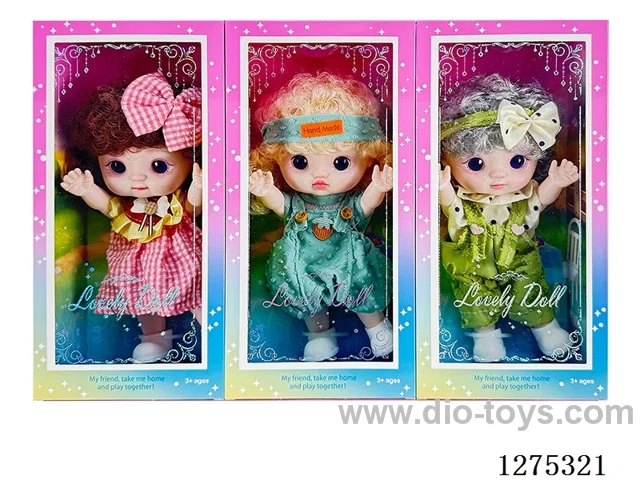 8 inch doll 3 mixed
