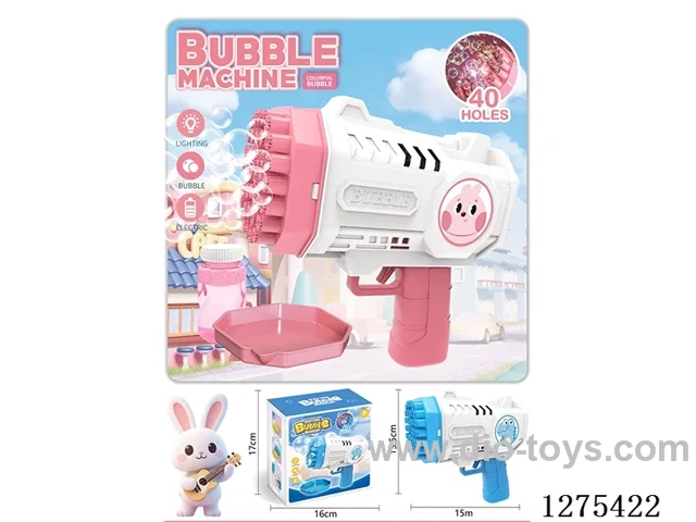 B/O 40-holes bubble gun with light