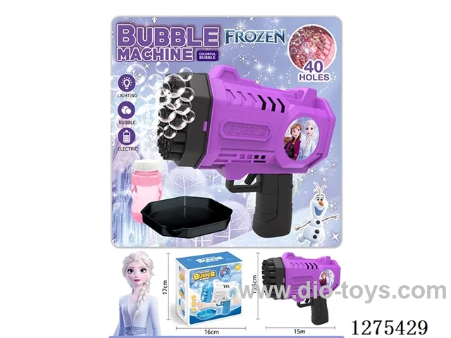B/O 40-holes bubble gun with light