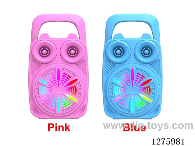3-inch speaker - Pink/Blue single-color packaging