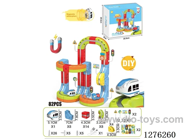 82PCS DIY Magnetic Levitation Track included battery