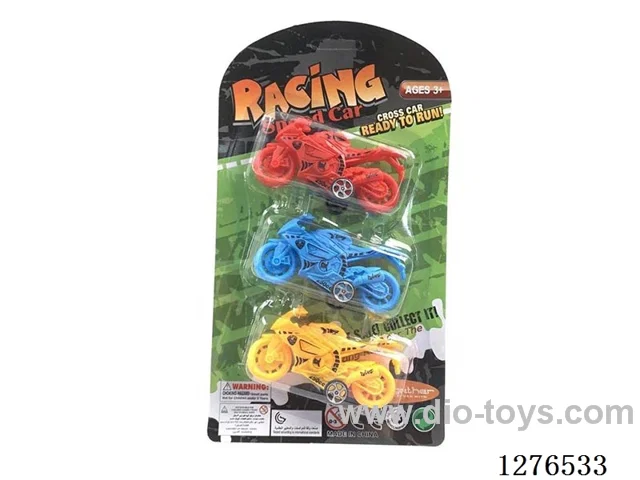 3PCS Pull-Back Motorcycles