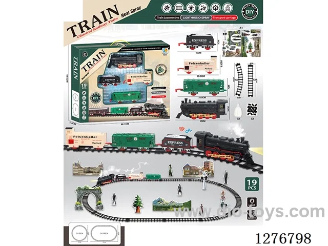 B/O Classic Track Train W L/M/spray (Batteries Not Included)