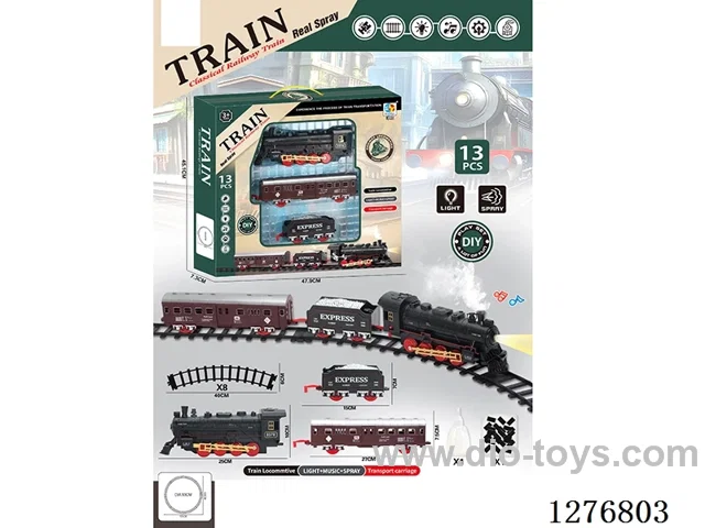 B/O Classic Track Train W L/M/spray (Batteries Not Included)