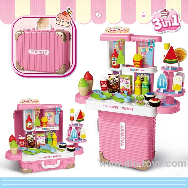 Sweet dessert suitcase