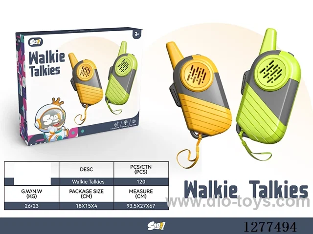 Children's Walkie-Talkies (1 Pair), 500M Range