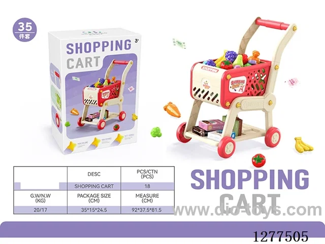 Shopping Cart (35PCS Set) Red