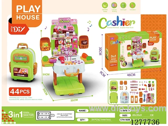 DIY 3-in-1 Backpack-Style Cash Register W L/M not included battery