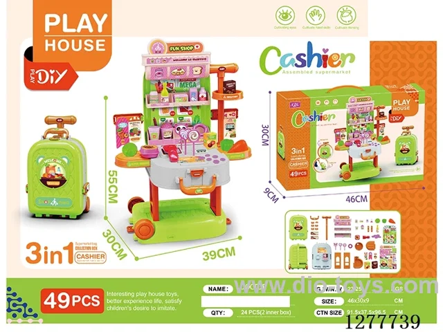 DIY 3-in-1 Trolley-Style Cash Register