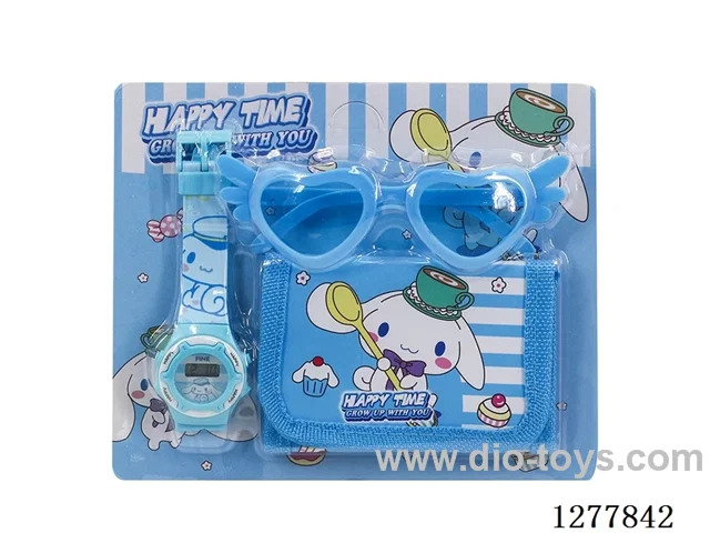 Watch, Wallet, and Glasses Set