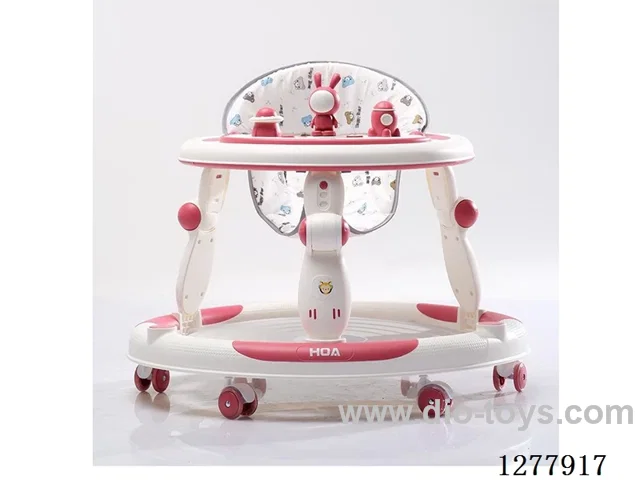 Baby walker with footrests