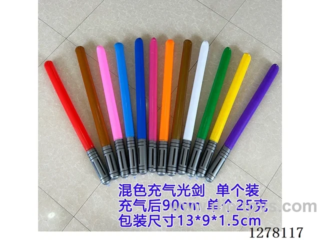 Inflatable Toy - 90CM Inflatable Lightsaber (12-Color Assortment)