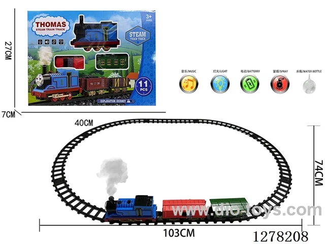 Electric Train Tracks W L/M/spray 103*74CM
