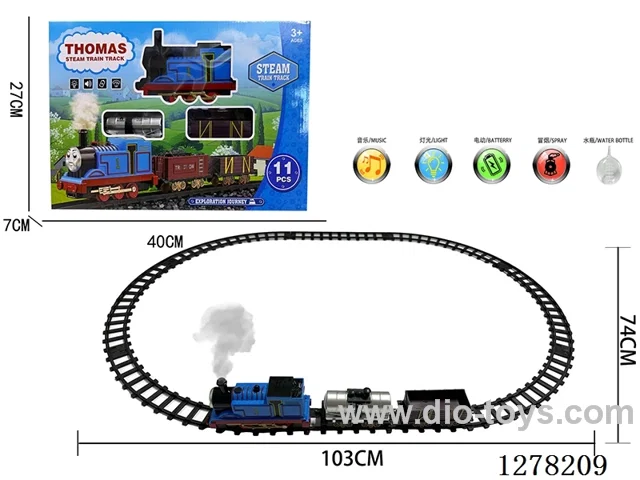 Electric Train Tracks W L/M/spray 103*74CM