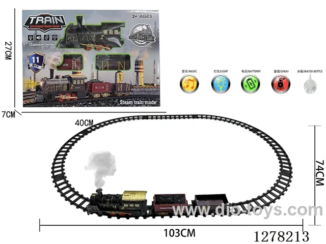 Electric Train Tracks W L/M/spray 103*74CM