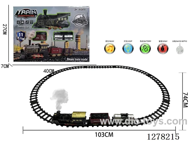 Electric Train Tracks W L/M/spray 103*74CM