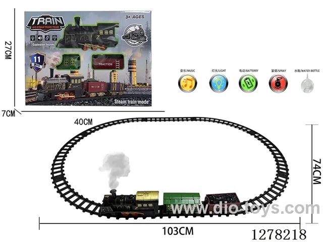 Electric Train Tracks W L/M/spray 103*74CM