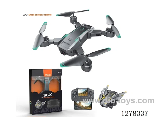 2.4G Quadcopter Drone with Screen (Optical Flow Dual Camera / 3-Directional Obstacle Avoidance)
