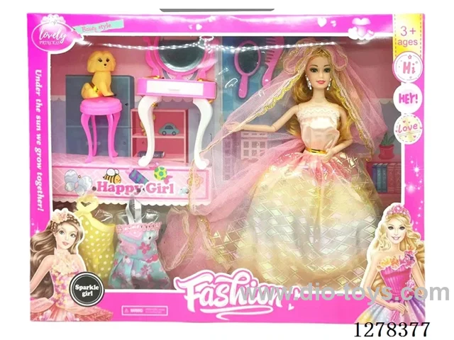 9-Joint Fashion Wedding Dress Doll