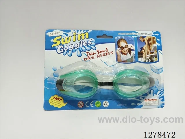 Swim Goggles (Assorted Bright Red and Green)