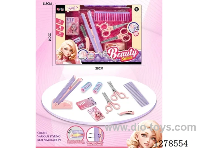 (GCC) Hair Salon Set W L/M not included battery (10PCS)