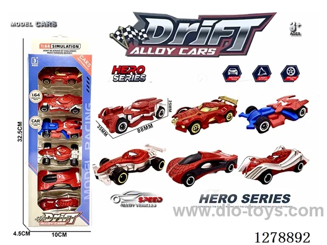 8.8CM free wheel alloy car