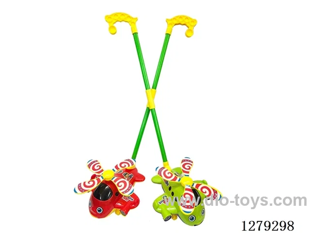Push-along airplane