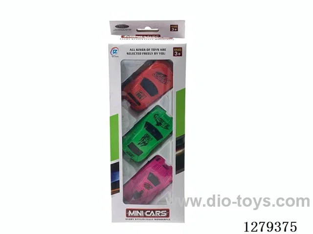 free wheel car 3PCS
