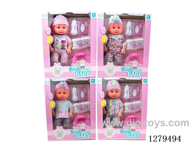13inch vinyl head doll with 4 IC set