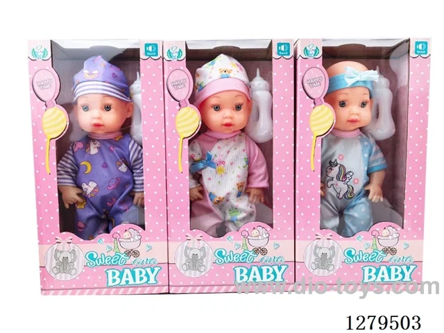 11inch vinyl head doll with 4 IC