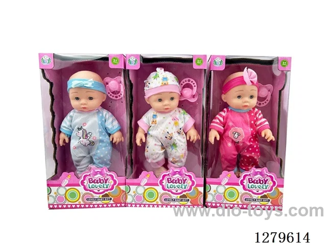 9inch vinyl doll (3 styles) with 12 IC