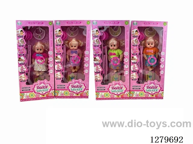 12inch doll with 4 IC (4 styles) with 55CM stroller