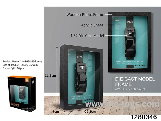 1:32 die-cast car m odel 3D Wall Hanging