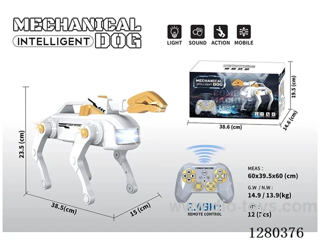 2.4G RC Smart Robot Dog W L/M, Battery Included