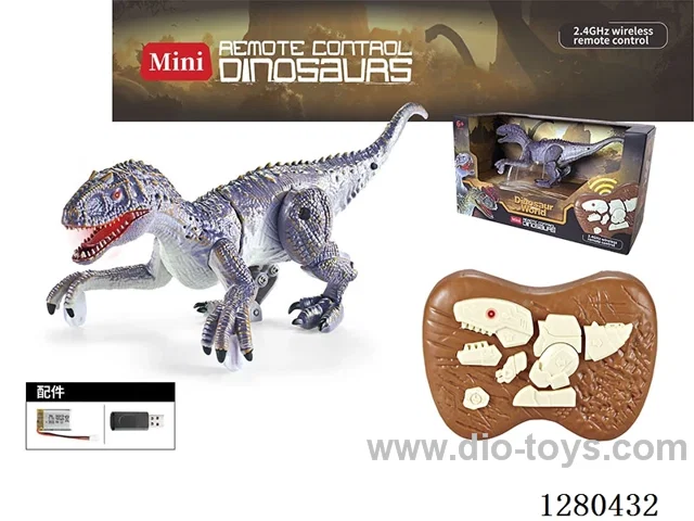 2.4G RC Mini Rampaging Velociraptor W L/M (Batteries Included)